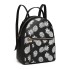 LG1866P-MISS LULU STYLISH LADIES RUCKSACK LEATHER PRINTED BACKPACK BLACK LG1866P-MISS LULU STYLISH LADIES RUCKSACK LEATHER PRINTED BACKPACK BLACK